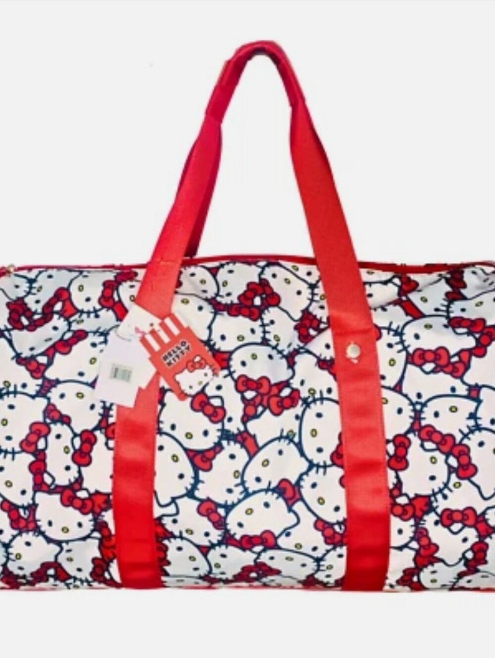 Bioworld X Hello Kitty Print Weekend Duffel Bag